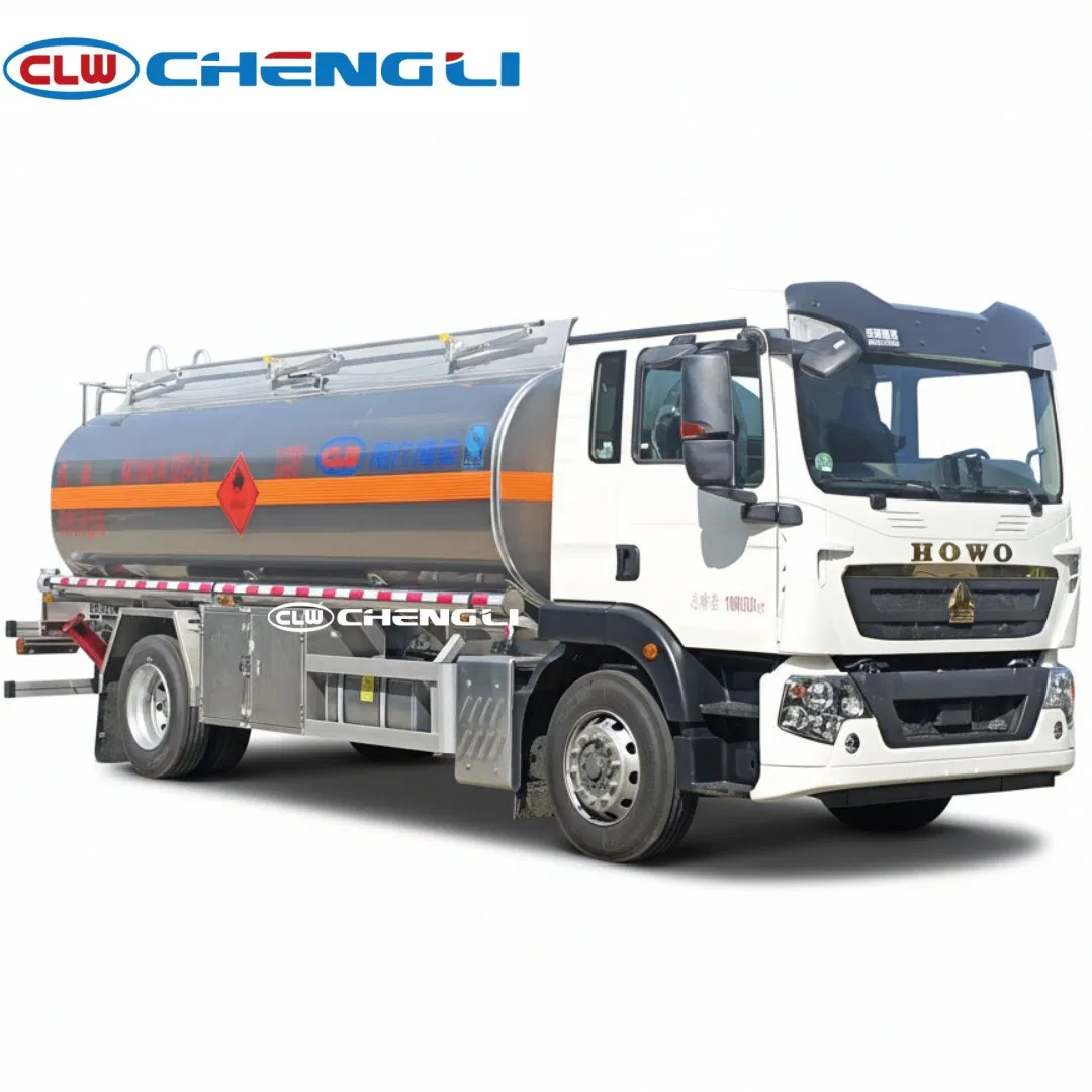 HOWO Diesel Fuel Transport Truck with Ebs