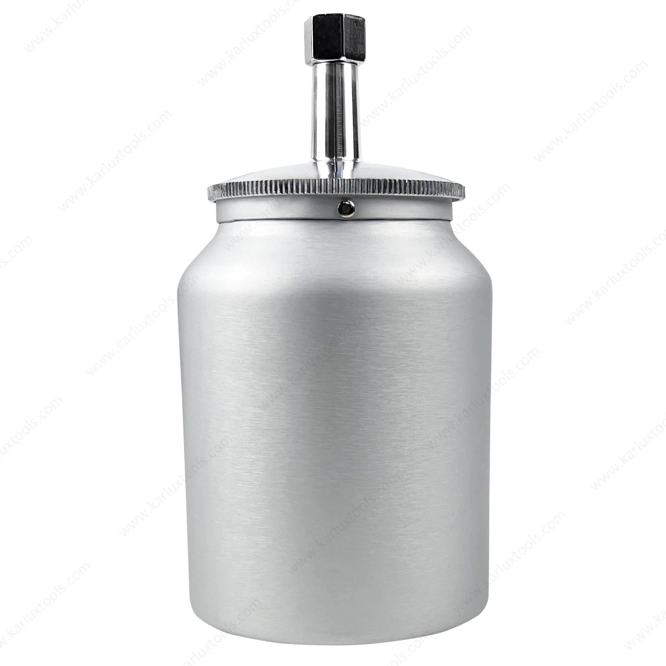G3/8 Thread 1000ml Aluminium Spray Gun Paint Cup Pneumatic Tool Replacement Fluid Pot Suction Feed Paint Tank for Air Spray Gun