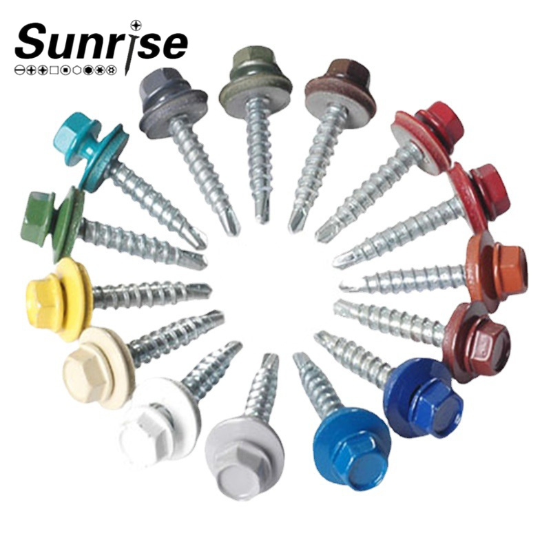 Stainless Steel Copper Iron Aluminum Color Spray Screw Bolts Nuts