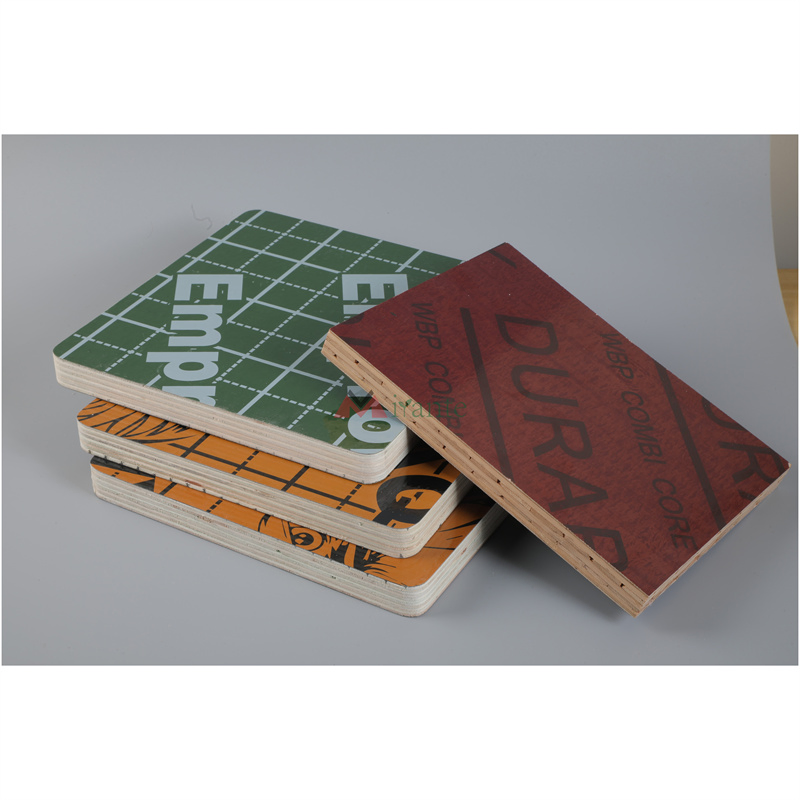 Green PP Plastic Film Faced Plywood for Construction Concrete Formwork