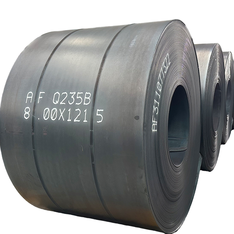 Q235B Q355 Soft HRC Ms Black Carbon Hot Rolled Strip Steel Coil