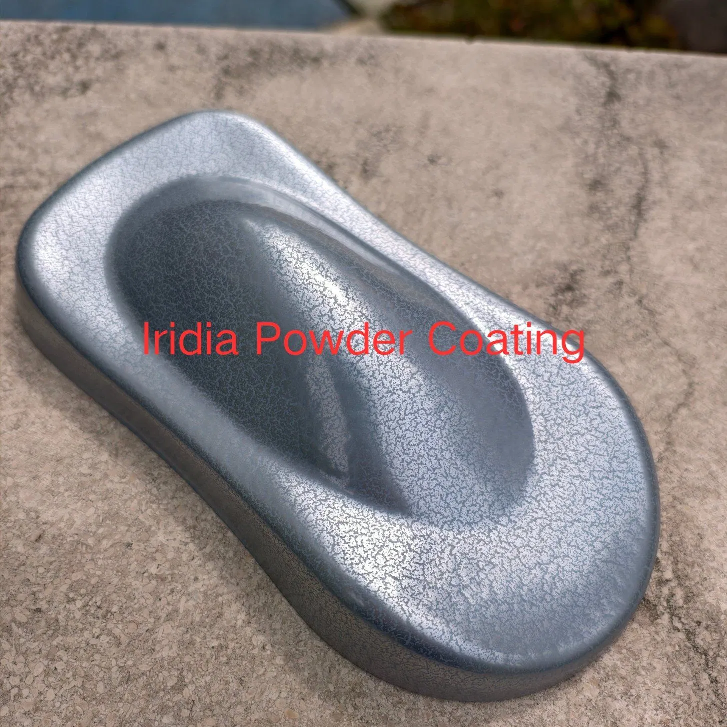 Polyester Durable Big Size Silver Spark Metallic Powder Coating Paint Pintura En Polvo for Auto Parts