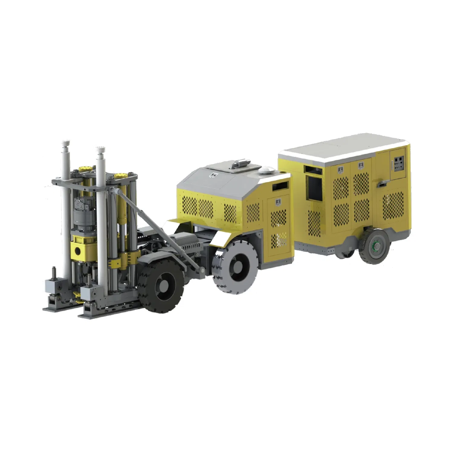 15-90° Inclined Raise Borer Drill Rig for Vertical Ventilation