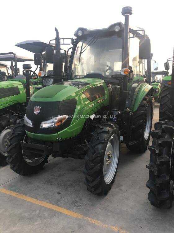 70HP 4WD Cabin Model Agricultural Farm Tractor with Air Conditioner