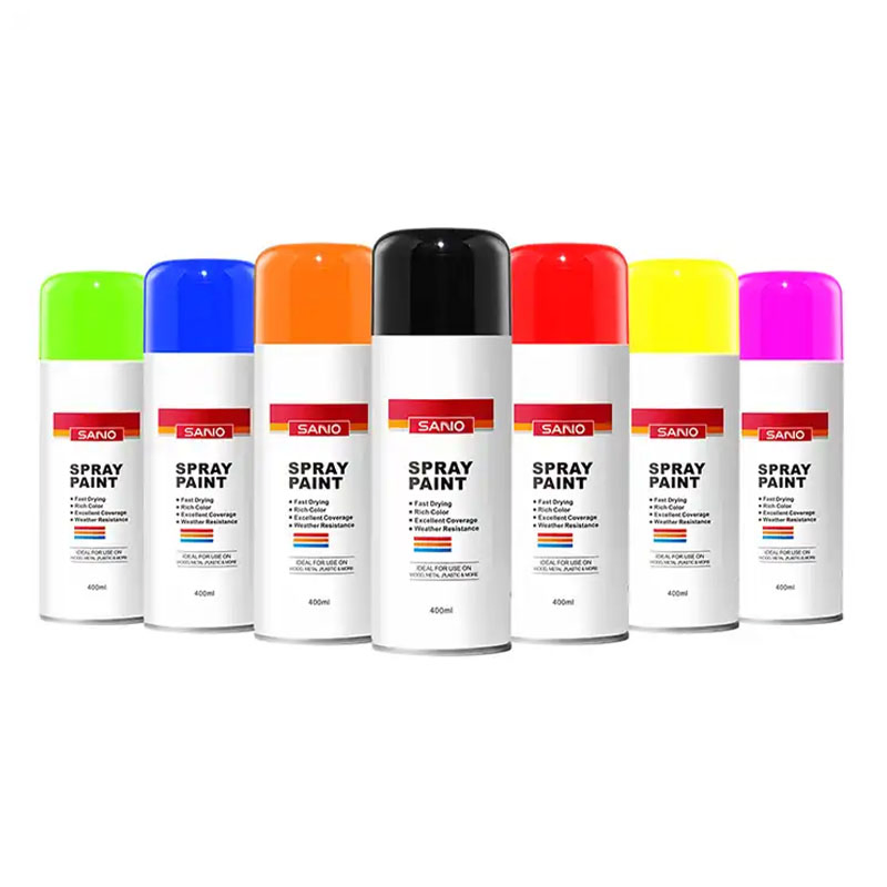 High Gloss Aerosol Acrylic Resin Metal Furniture Appliance Fast Drying Spray Paint