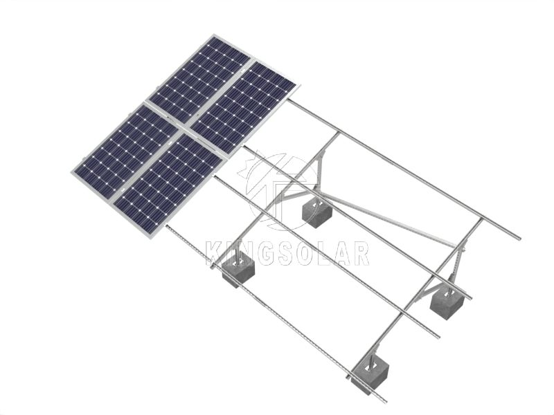 Soporte en U para paneles solares montados en el suelo