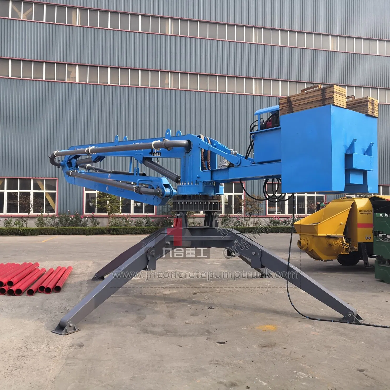 15m and 17m Hydraulic Mobile Spider Concrete Placing Boom