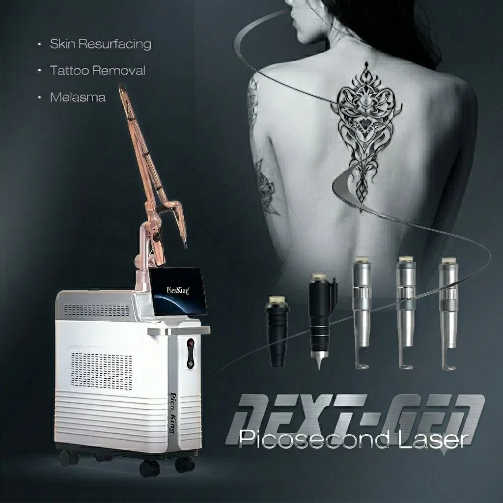 Winkonlaser Q Switch ND YAG Picosecond Laser Machine, Professional Pico Laser for Tattoo and Pigmentation Removal