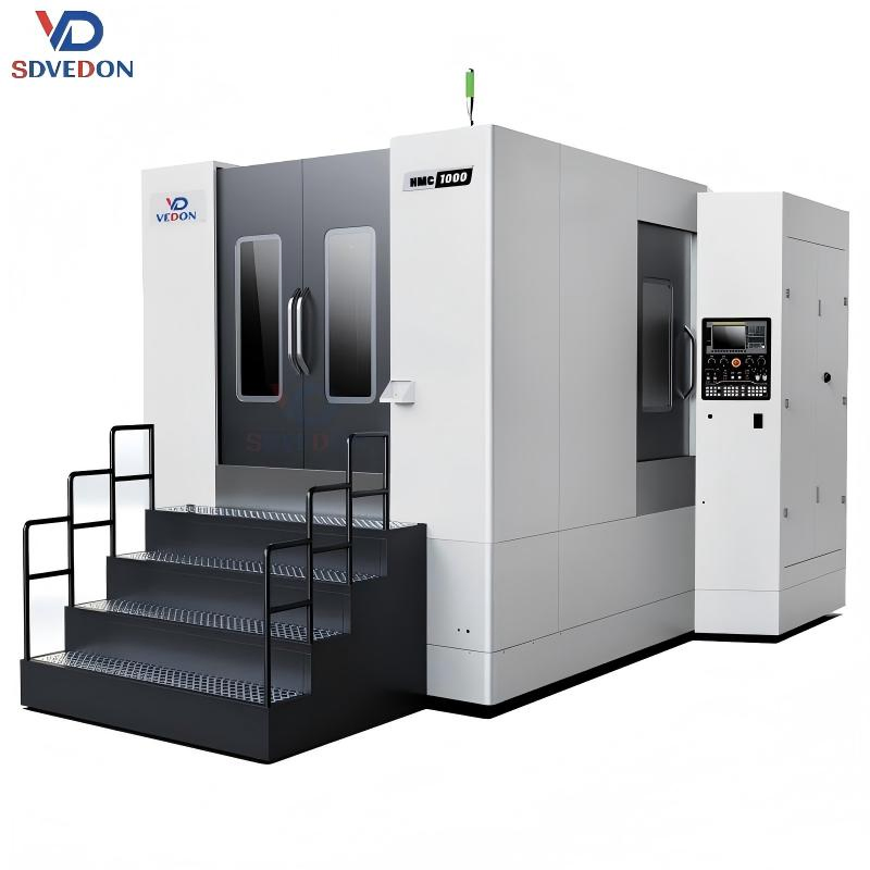 HMC1000 آلة تفريز CNC أفقية بدليل خطي وسرعة تغذية عالية