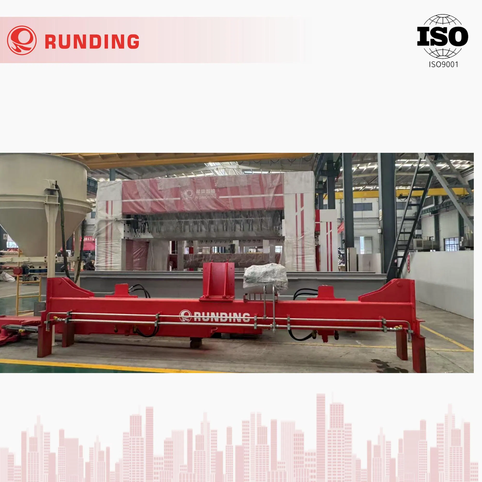 Machine automatique de fabrication de blocs AAC intelligents Runding avec spécification de 4,2 m