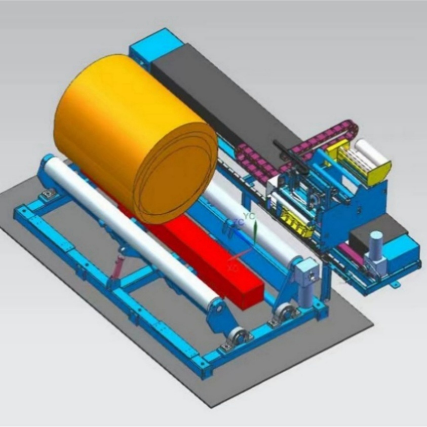 Machine d'emballage automatique pilotée par automate pour économiser les matériaux