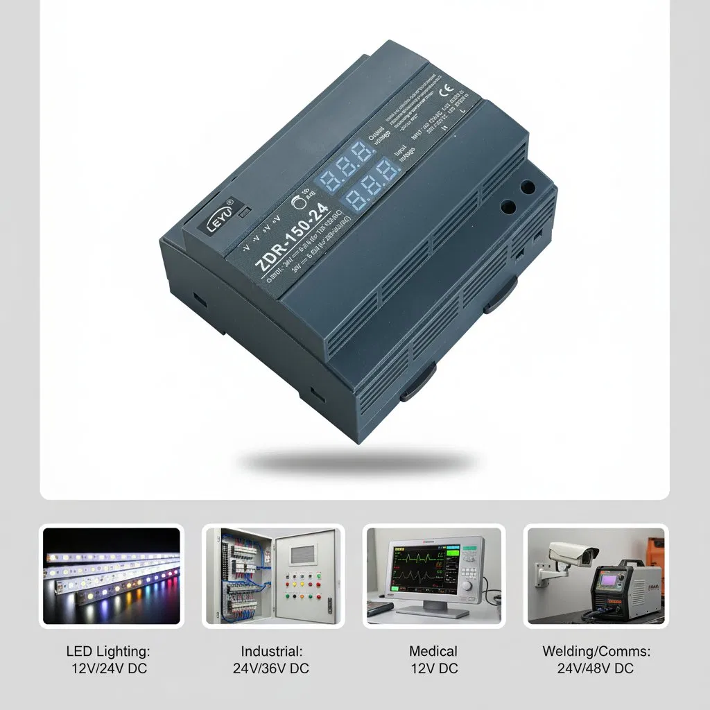 Original 12V 150W Schaltnetzteil Zdr-150-12 AC DC Konverter