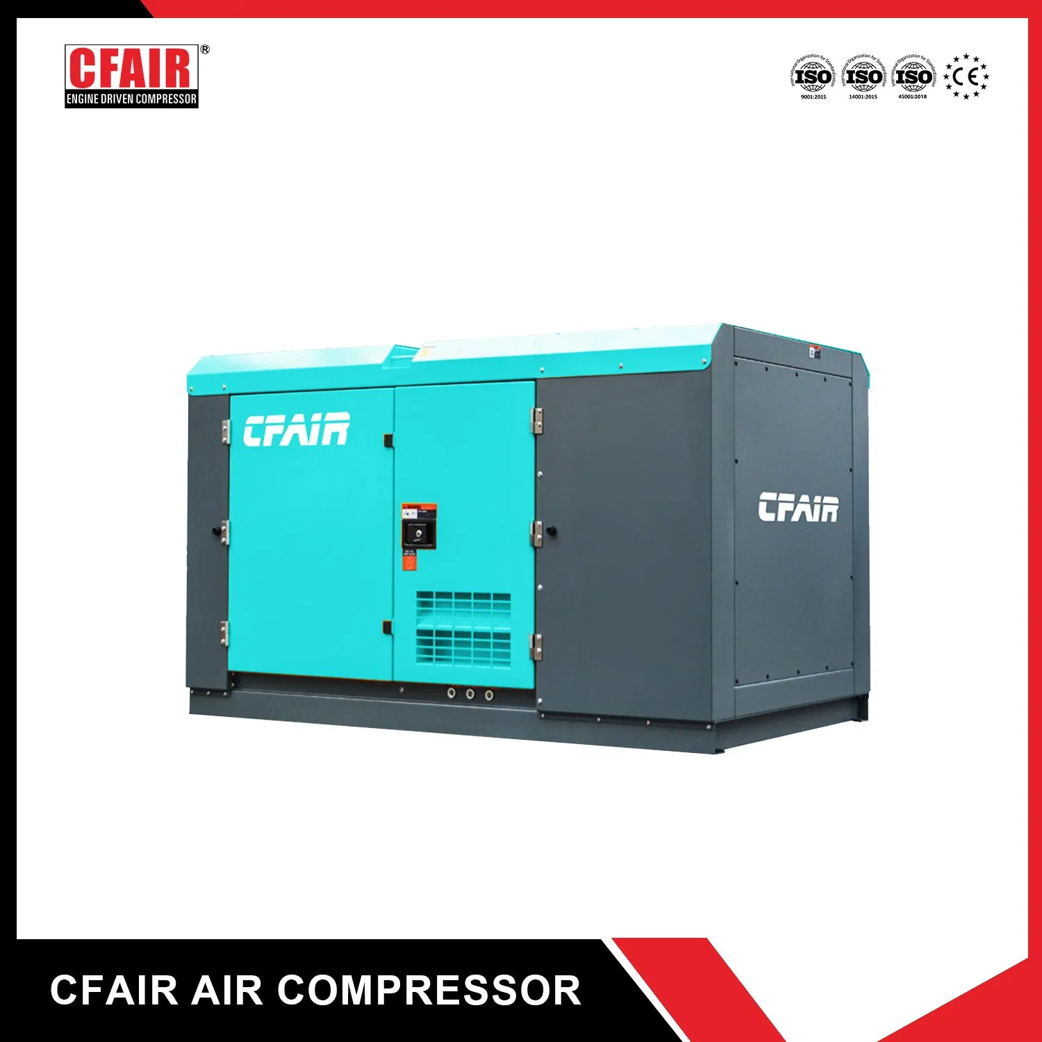 Cfair Brand 275cfm Truck Mounted Diesel Powered Portable Air Compressor