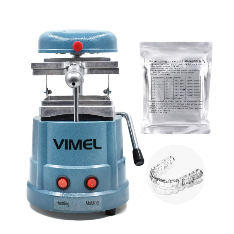 Dental Vacuum Forming Molding Machine with Heat Thermoforming Sheet Former Heater