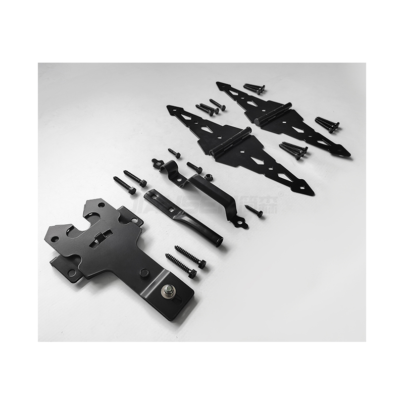 Heavy Duty Wood Fence Gate Hinge Latch Metal Kit