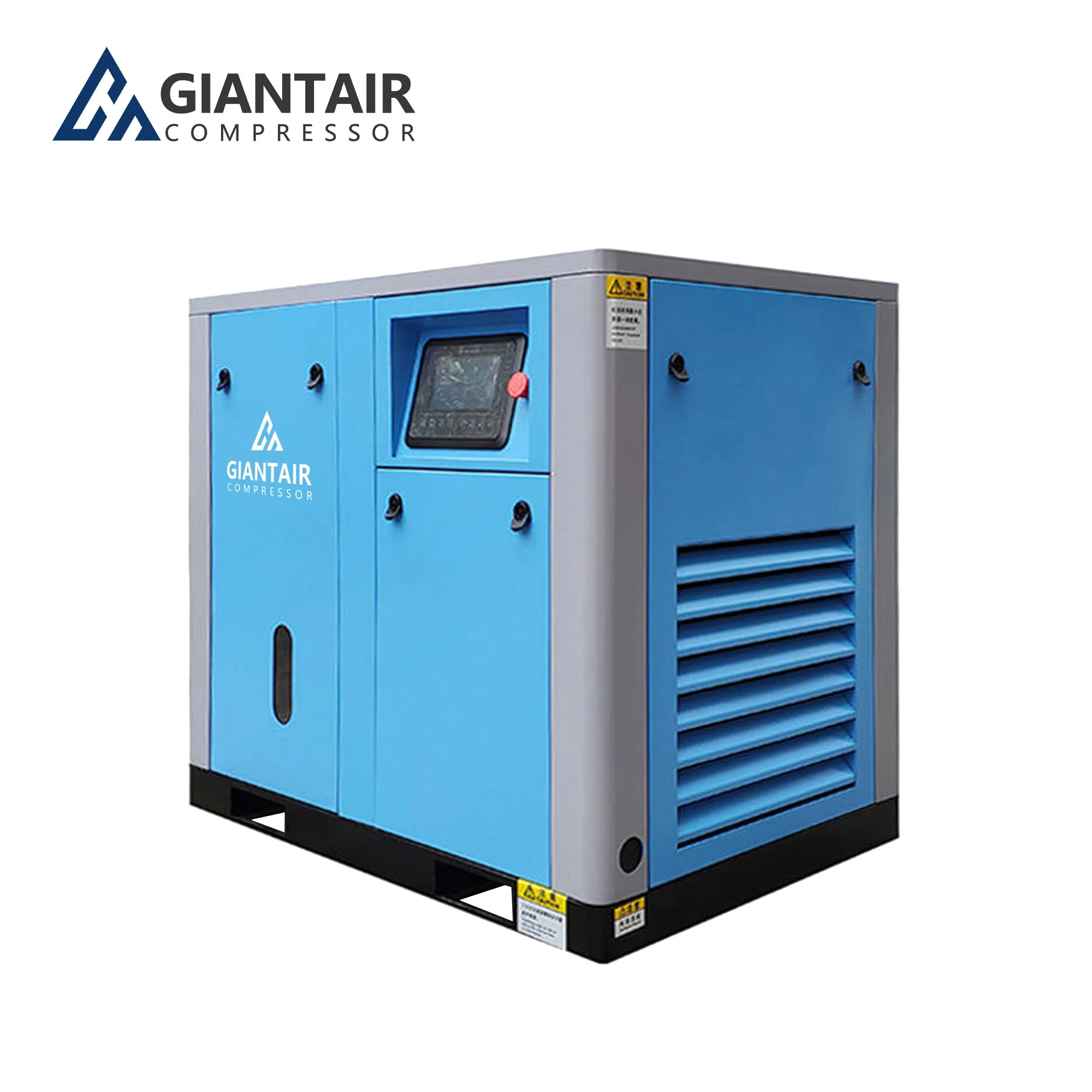 Giantair compressore ad aria a vite lubrificato ad acqua senza olio da 110 kW 150 HP per l'industria farmaceutica