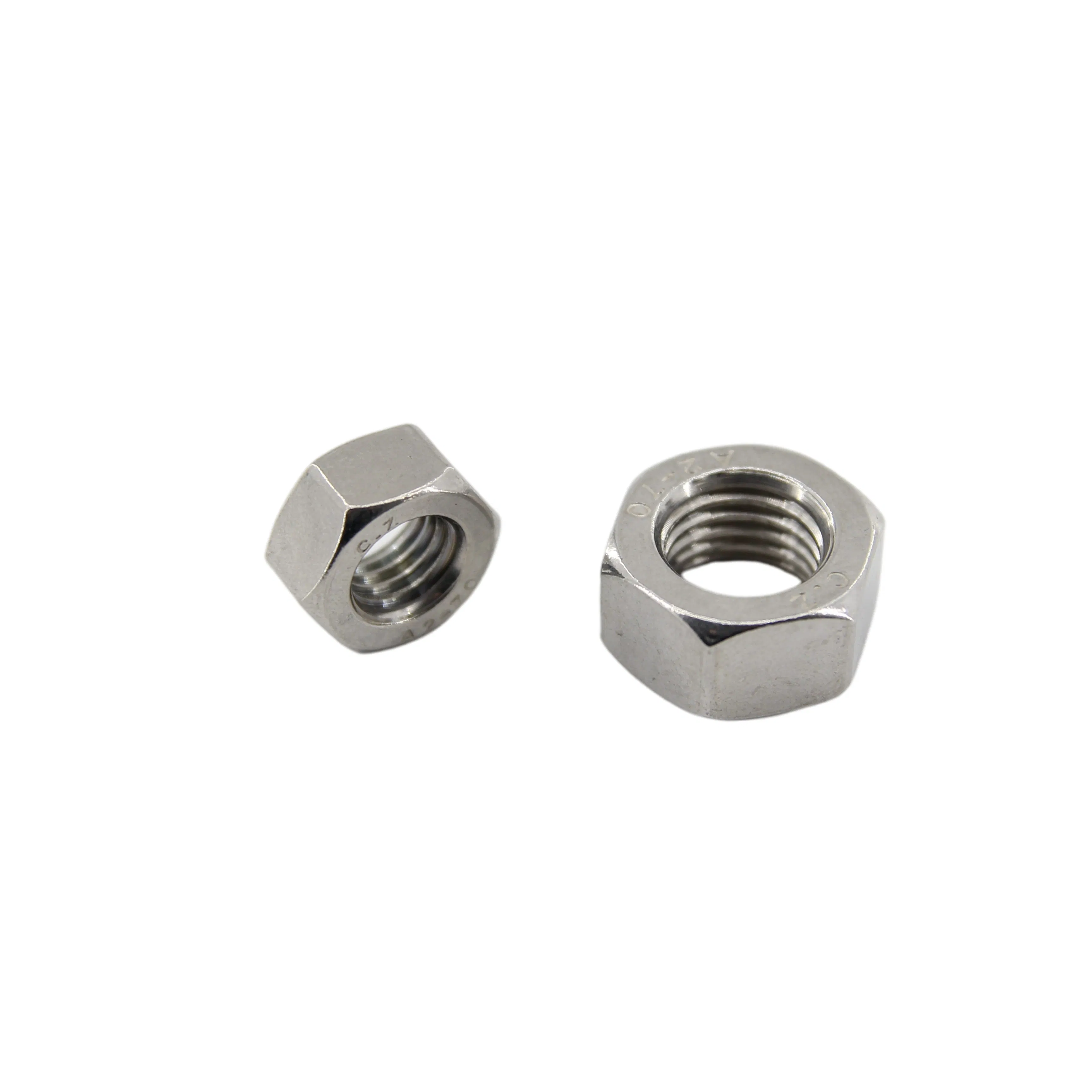 Premium Stainless Steel Durable Hexagon Nut for Industrial Use