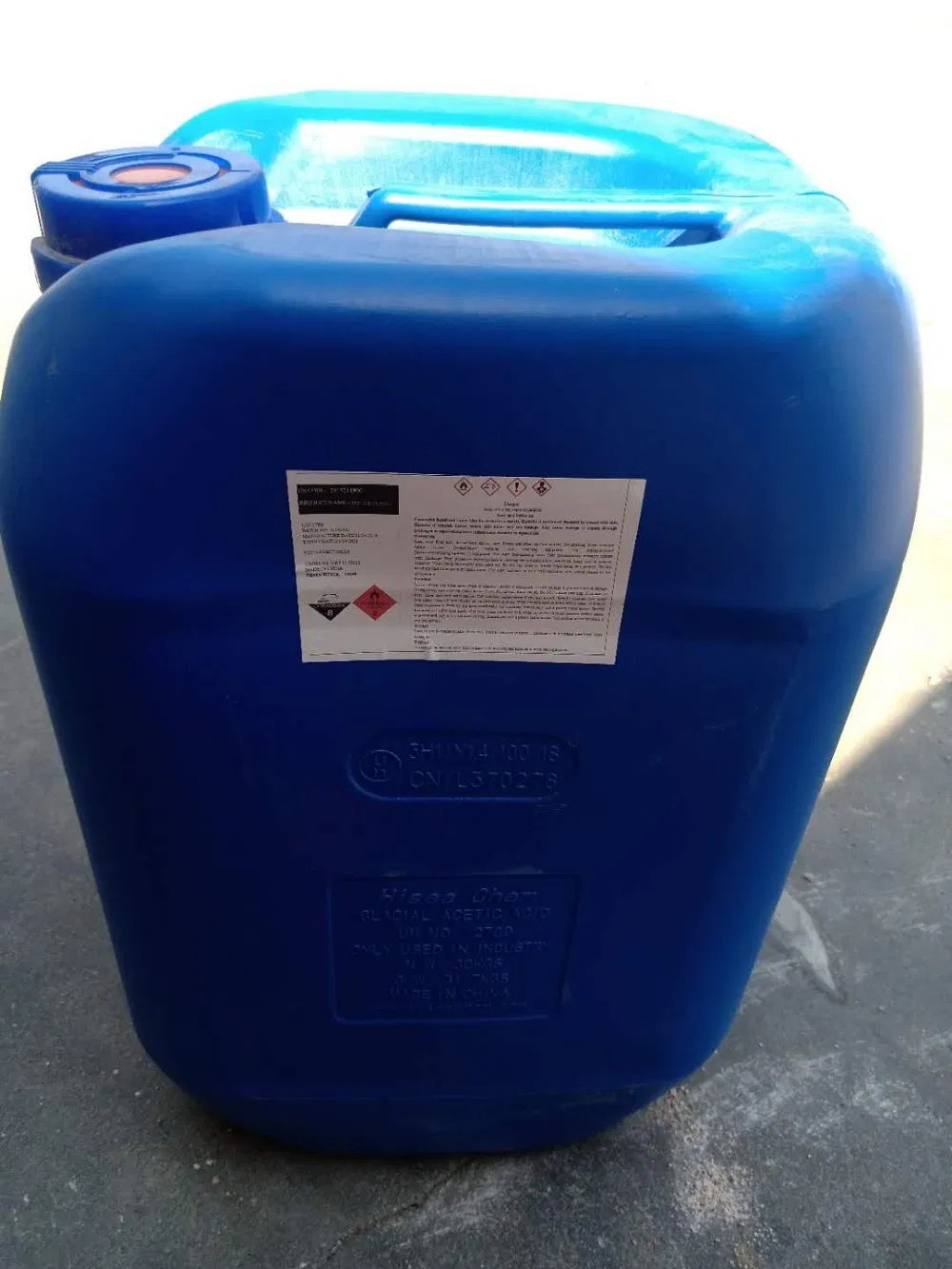 Glacial Acetic Acid IBC Tank Liquid Chemical in Bulk