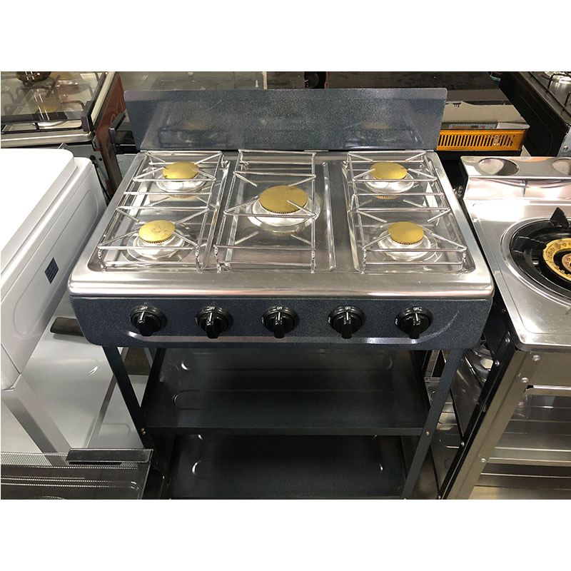 4 Burner 60cm Black Finish Gas Cooktop