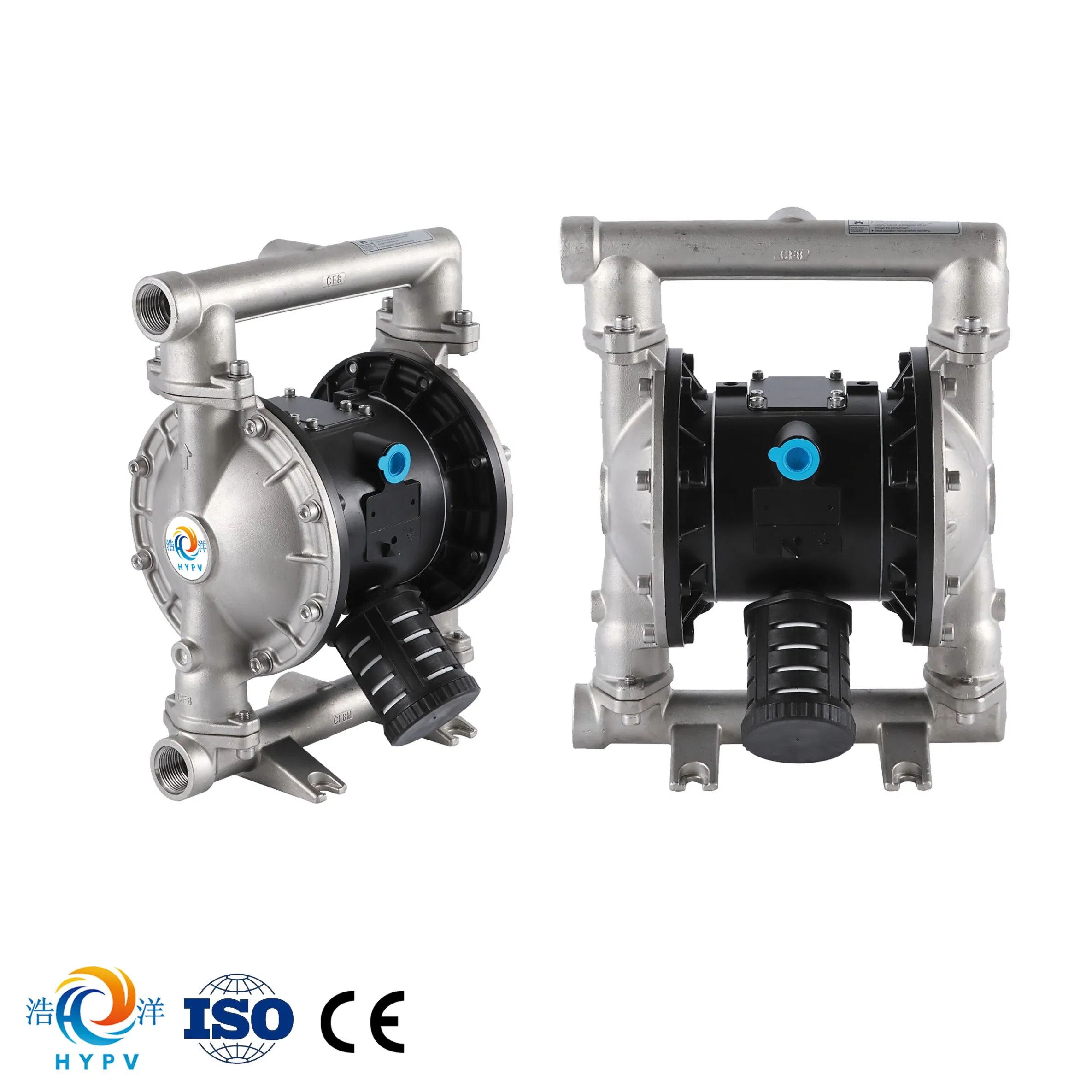 1 Inch Industrial Chemical Resistant Stainless Steel Pneumatic Diaphragm Water Pump