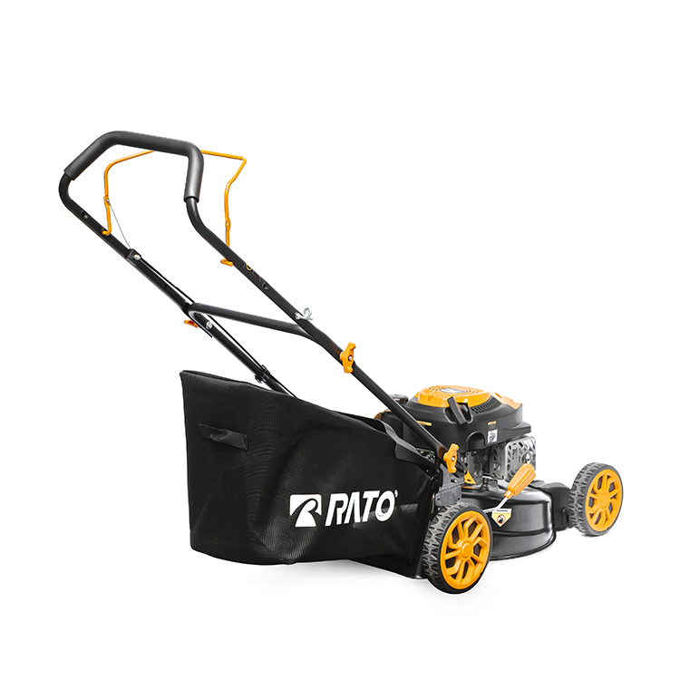 Rato Petrol 4HP 18inch Professional Hand Push Gas Cordless Lawnmower for Garden