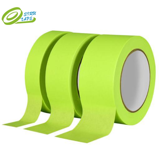 High Temp & UV Resistant Green Washi Automotive Masking Tape for Car Painting