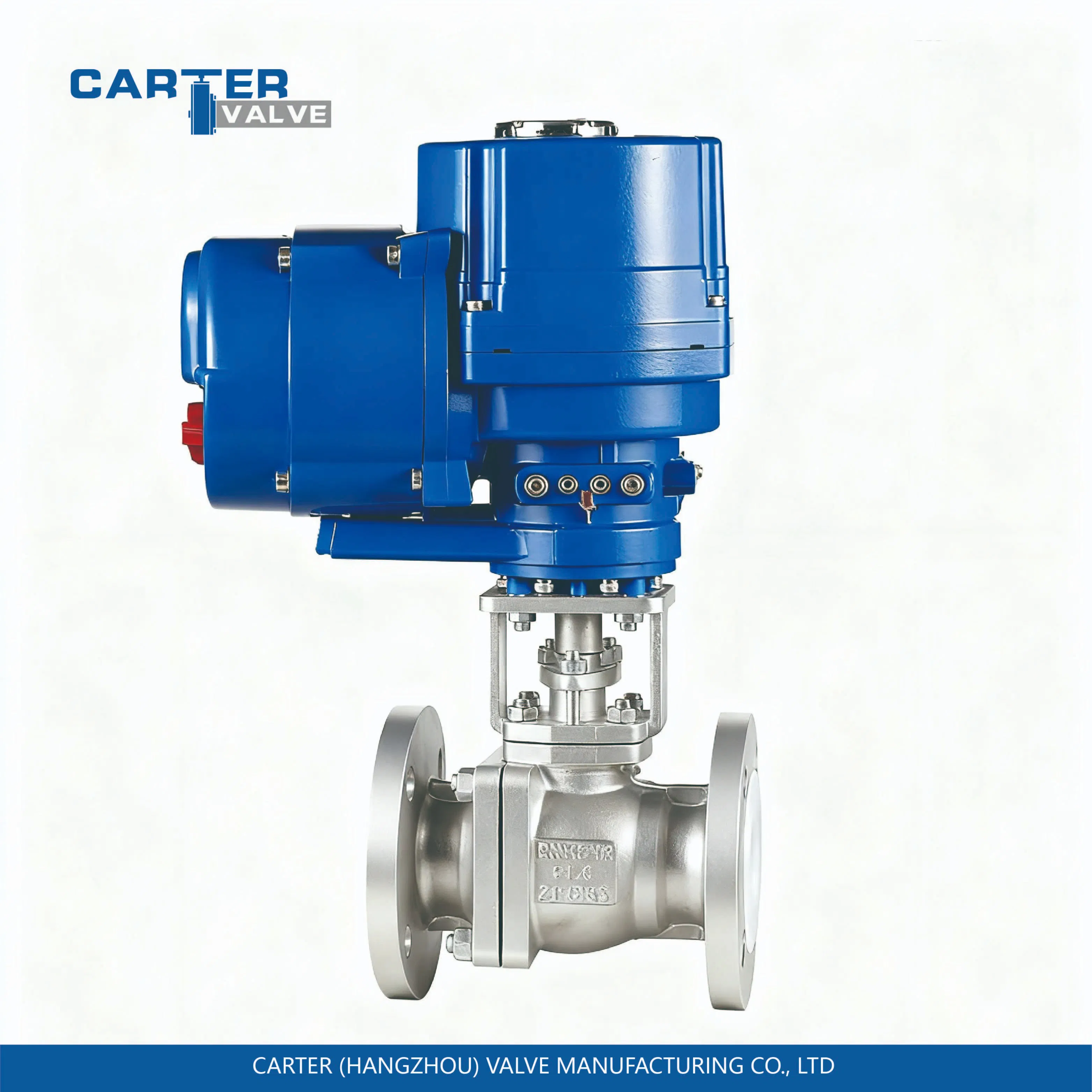 Electric Fluorine Lined Flange Ball Valve, Wcb/CF8 Stainless Steel, PTFE/F46/PFA Lined for Acid Applications