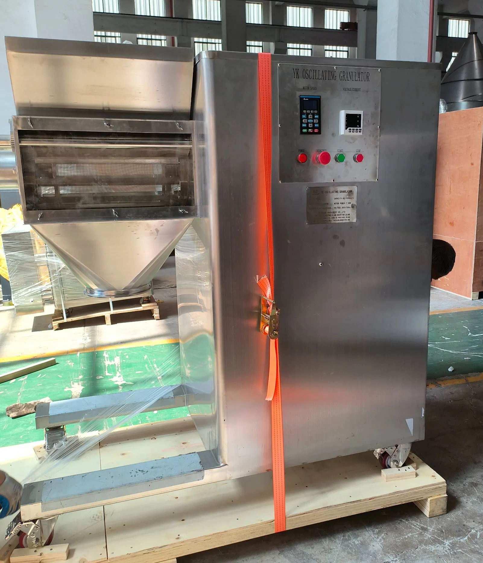 Double Cylinders Swing Granulator for Making Drug Granules