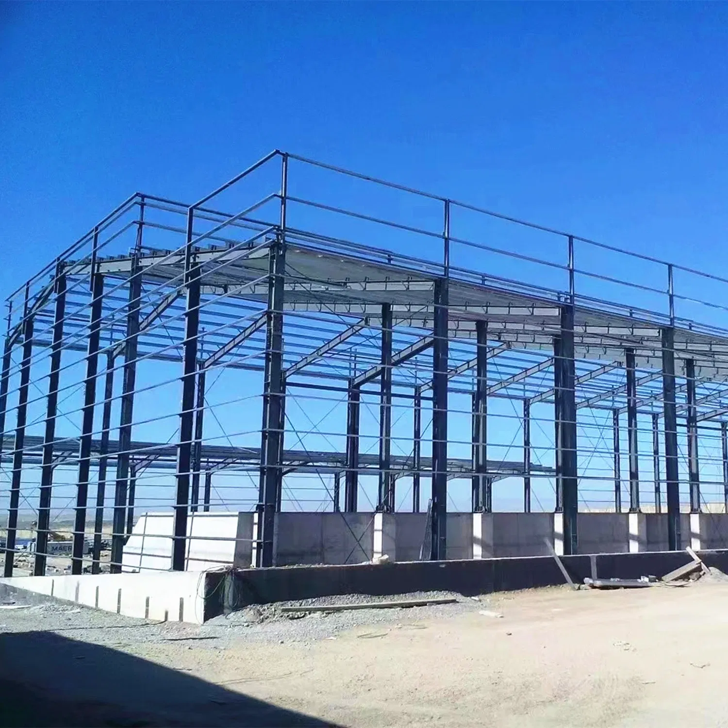 Metal Frame Fabricated Steel-Structure Low Cost Industry Plant Warehouse