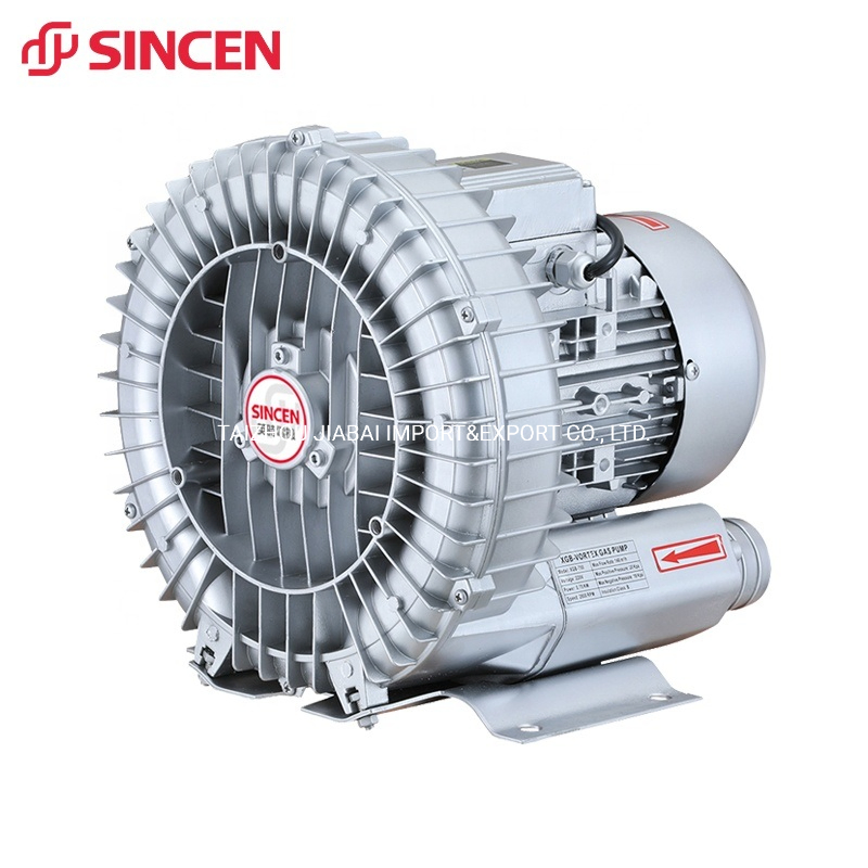 10HP 7.5kw Inflatable Fish Farming Air Blower CE Approved Ring Blower for Aquaculture Aerator High Pressure Side Channel Blower