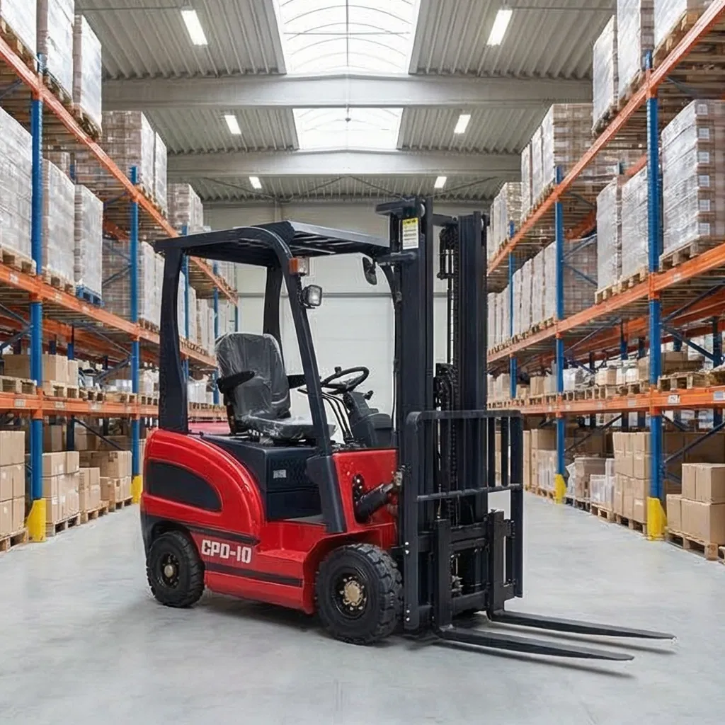 Carrello elevatore elettrico mini CE 1t 2t 3t 4t 5t Reach Stacker per terreni accidentati carrello elevatore elettrico al litio Montacarg con 3-6m