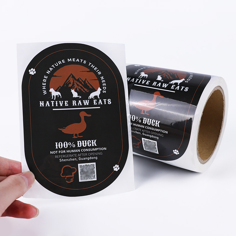 Custom Waterproof Eco Friendly Paper Material Label with Gold Hot Stamping Finish