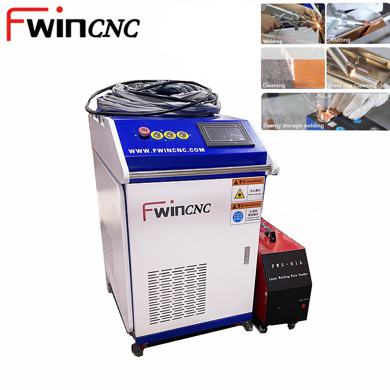 Max 1500W 5 in 1 Laser Welding Machine for Welding Cleaning Cutting Seam Cleaning and Stiffener Spot Welding