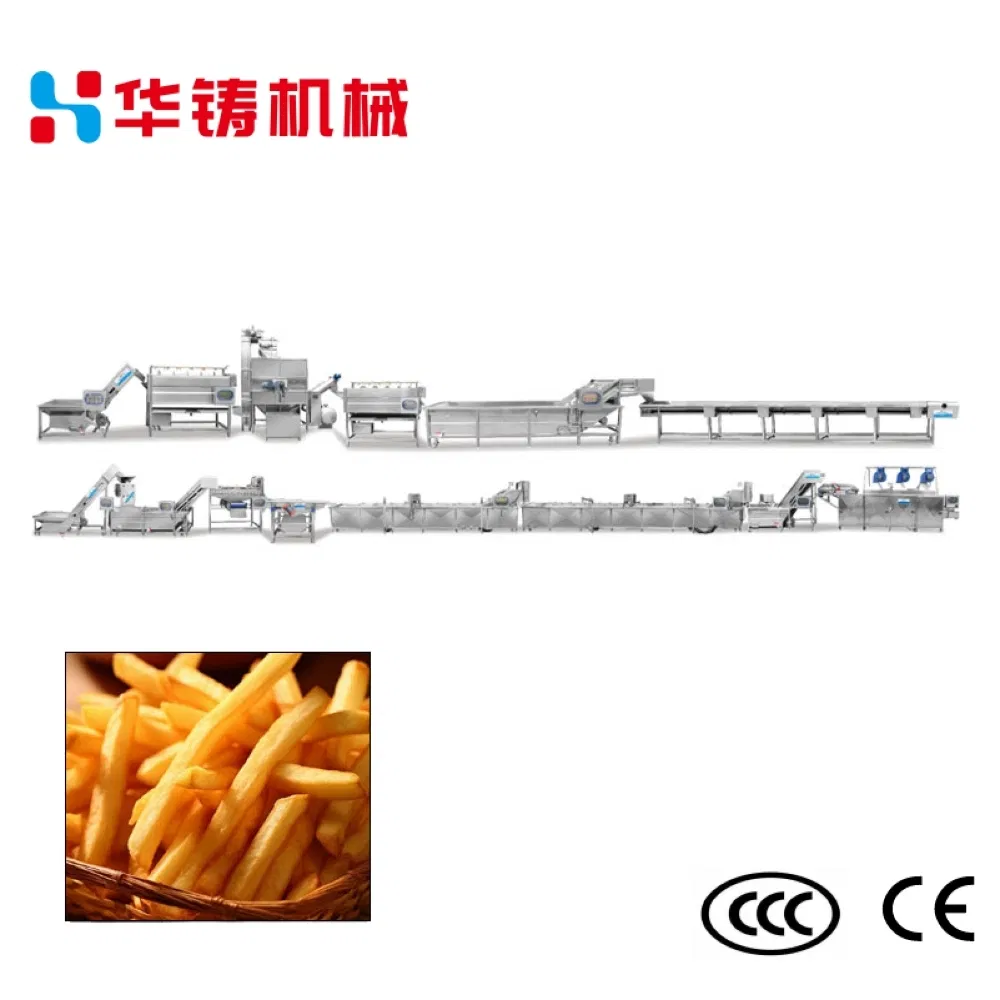 Linea automatica completa per la produzione di patatine fritte surgelate per la produzione di alimenti di convenienza