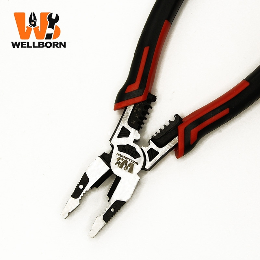 Chrome Vanadium Steel Multipurpose Combination Pliers for Home DIY Applications