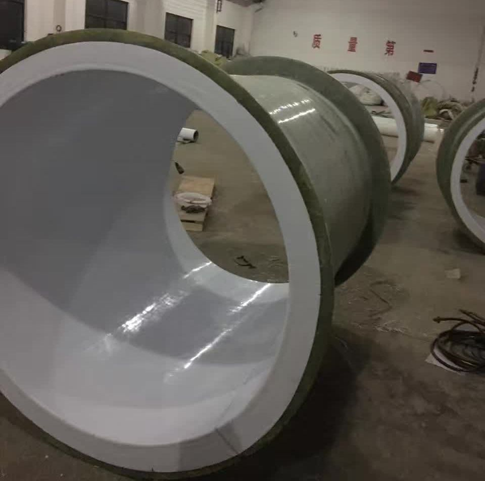 Large-Diameter Steel PTFE-Lined Pipe Corrosion Resistant for Fluorochemical Transport