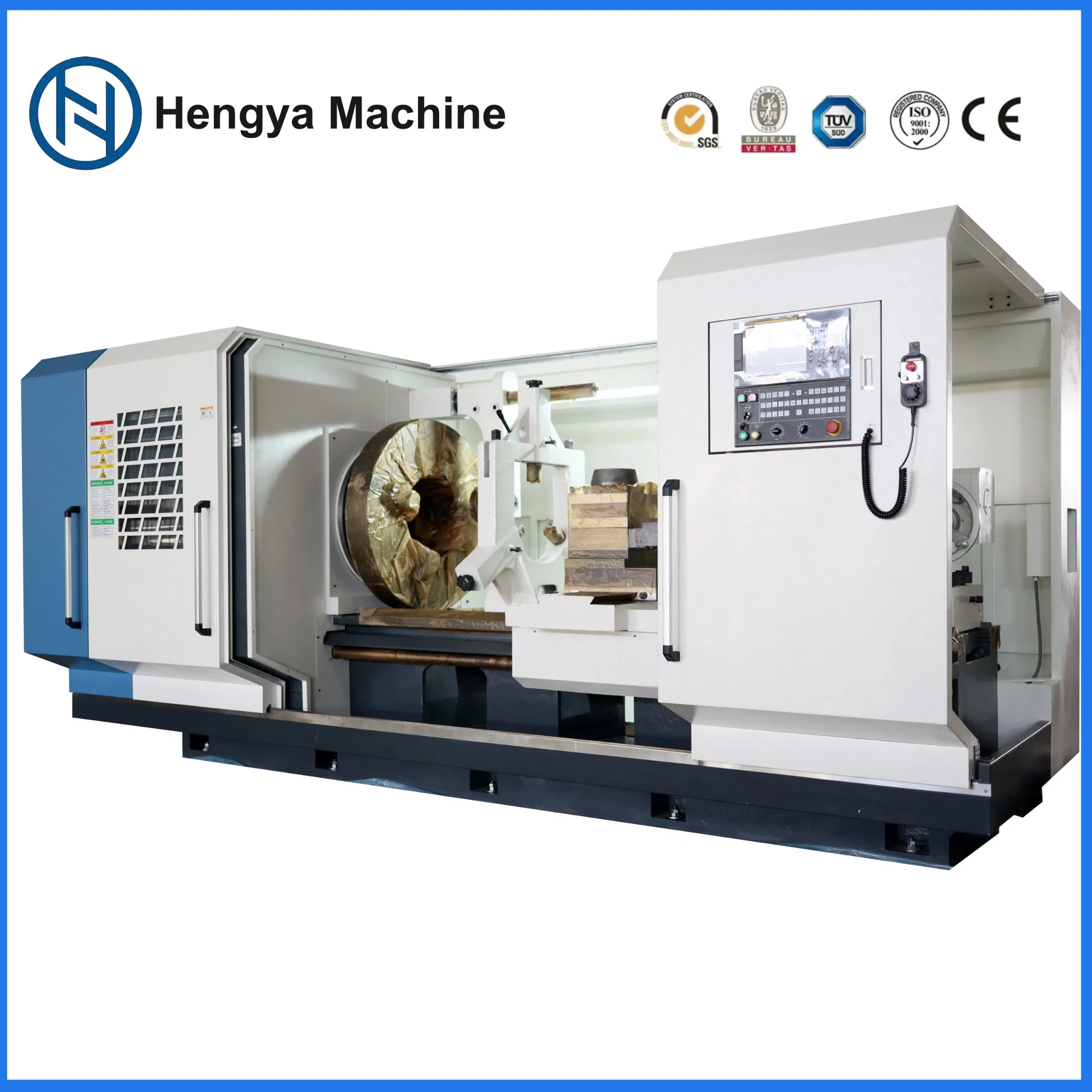 Qk1335 CNC Rohrgewinde-Drehmaschine Schwere CNC-Drehmaschine Große Spindelbohrung CNC-Drehmaschine Doppelfutter-Drehmaschine für Rohrgewinde Vierbacken-Elektrofutter