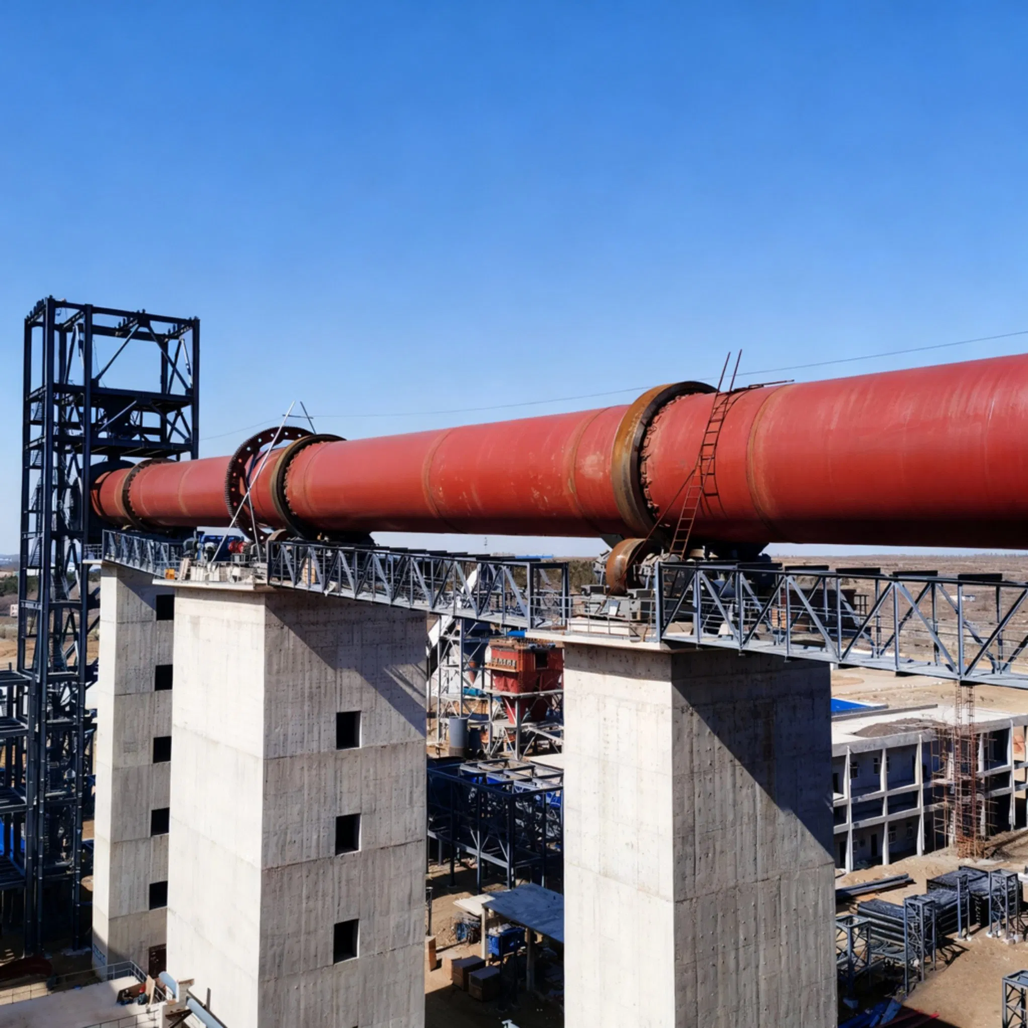 300-Ton-Per-Day Dry-Process Rotary Kiln Cement Production Line