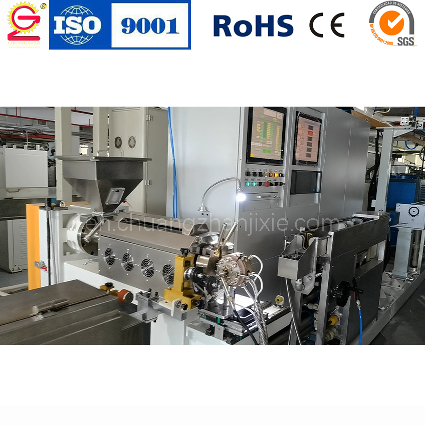 Cross-Linking and Electron Cable Extruder Production Line for Sheathing Cable