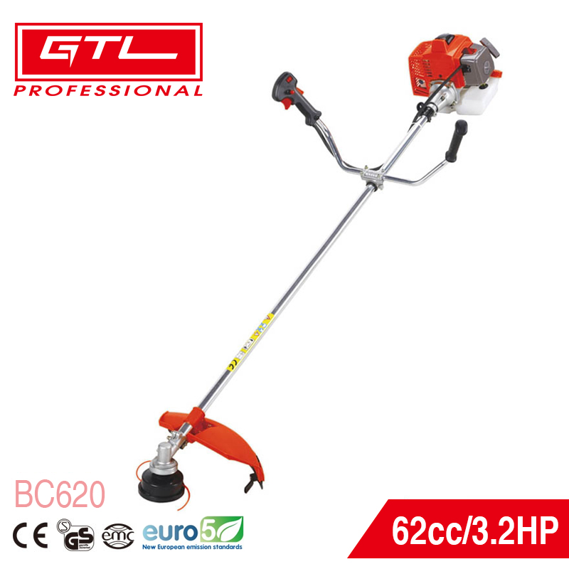 62cc 2 Stroke Gasoline / Petrol Grass Brush Cutter with U Handle (BC620)
