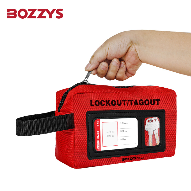 Bozzys Borsa di sicurezza con lucchetto 200*120*80mm