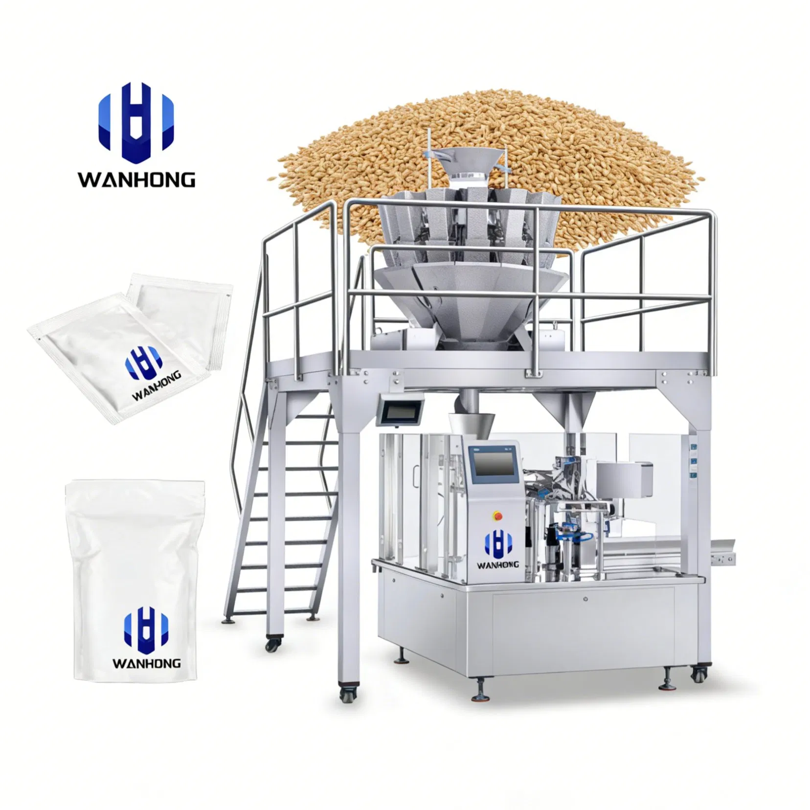 Machine d'emballage automatique de sacs de 1 kg Wanhong