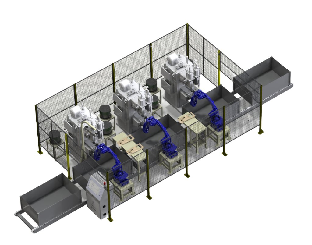 Bras robotisé électrique de haute précision pour solutions d'estampage automatisées