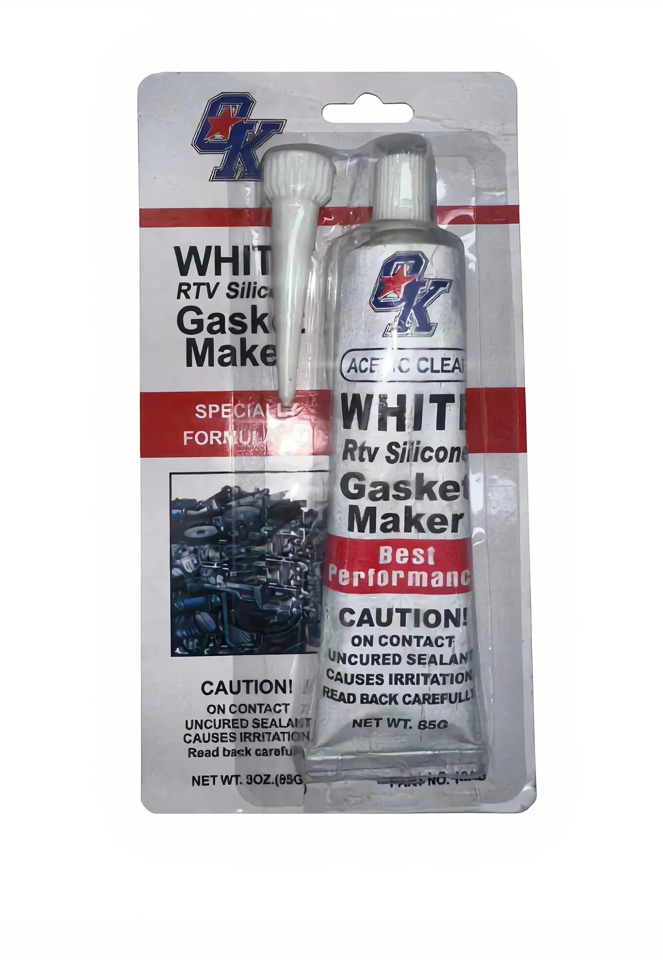 Multi-Color Low Odor High Temperature Red Adhesive 80g Grey Engine RTV Silicone Sealant Gasket Maker for Automotive