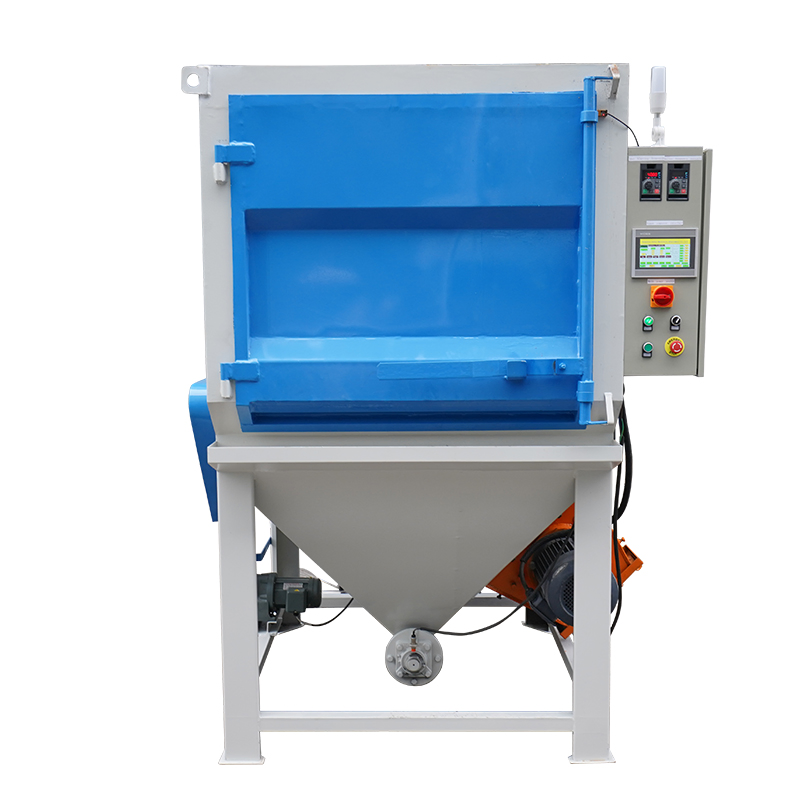 Industrial Automatic Shot Blasting Machine Alloy Wheel Shot Blaster System