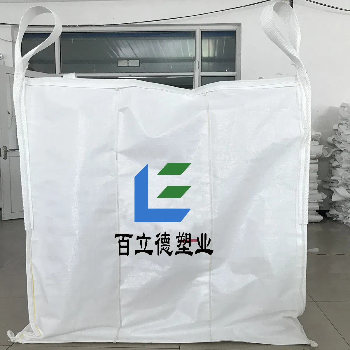 1500kgs Anti-Ultraviolet PP Woven Jumbo Bulk Bag, 2ton Loading Capacity, for Chemical, Sand, Mineral, Ore Transport