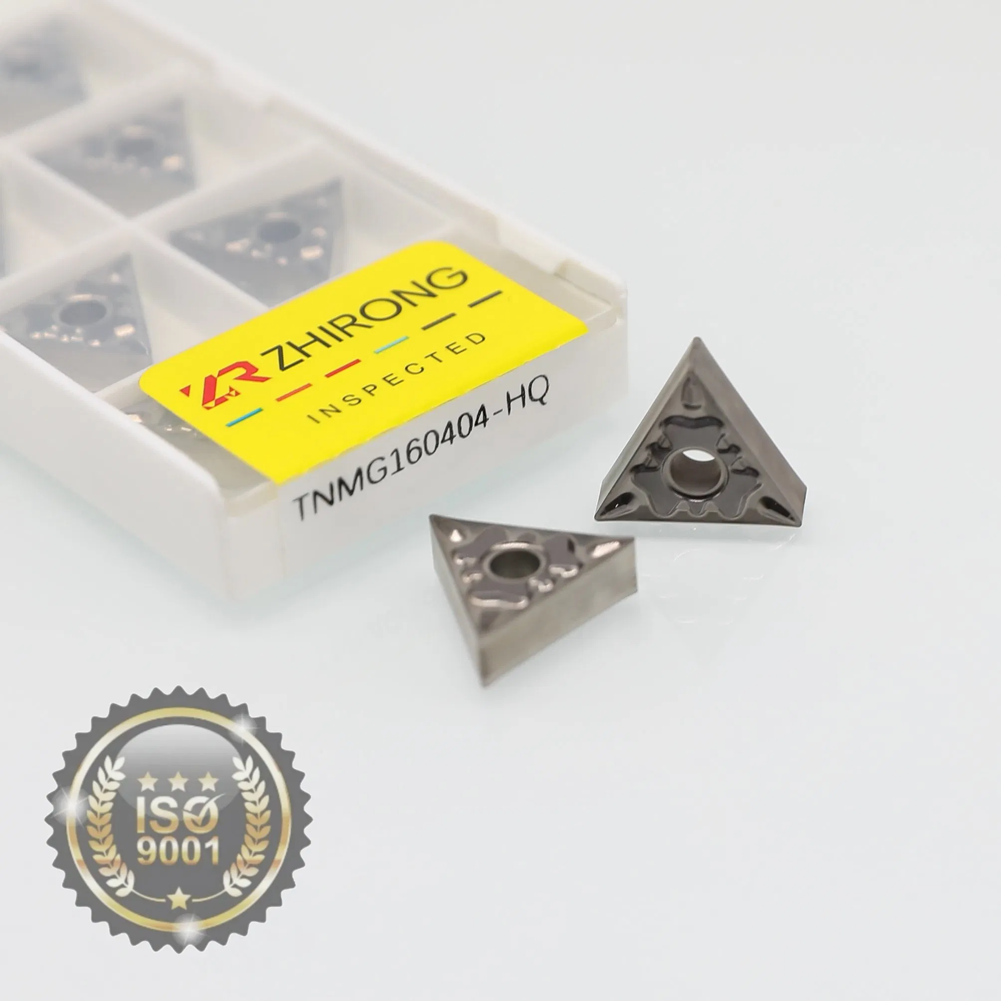 Inserimento in metallo duro Zhirong TNMG160404-HQ per utensile da taglio CNC