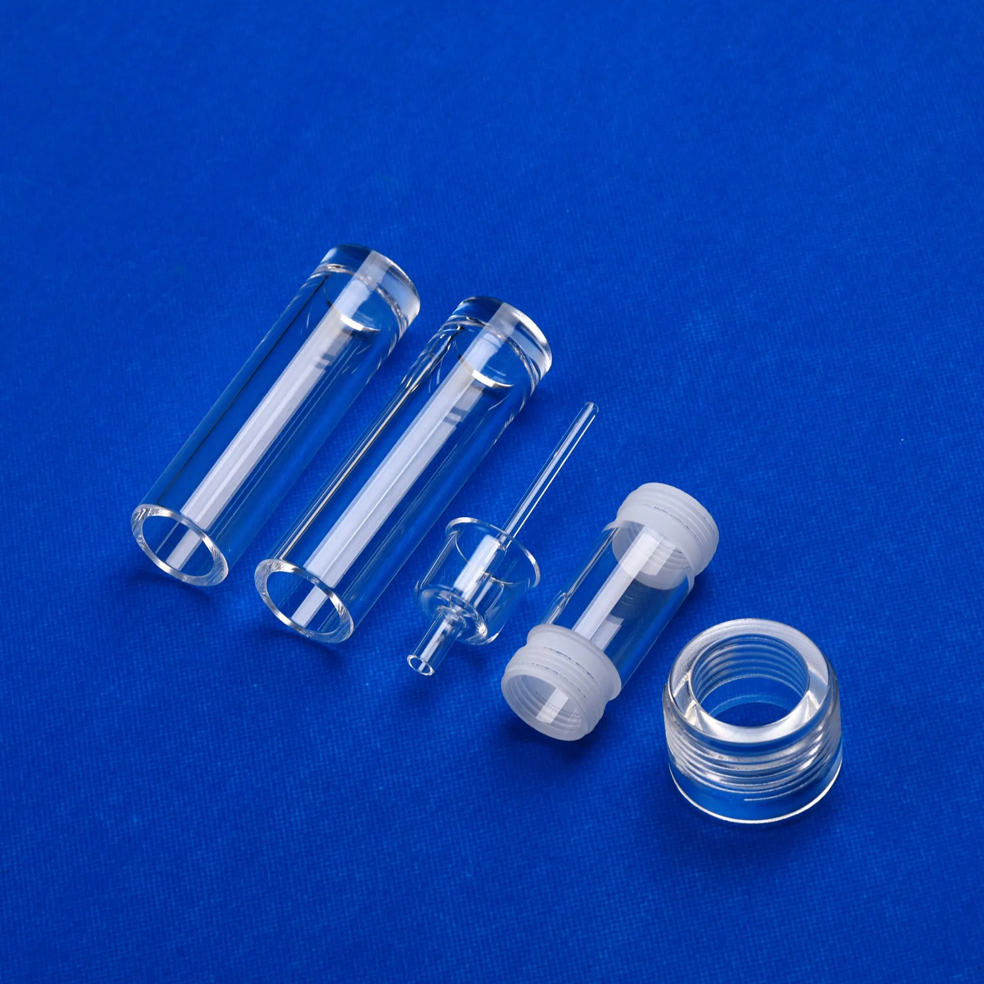 High Temperature Resistant Double Hole Quartz Glass Tube