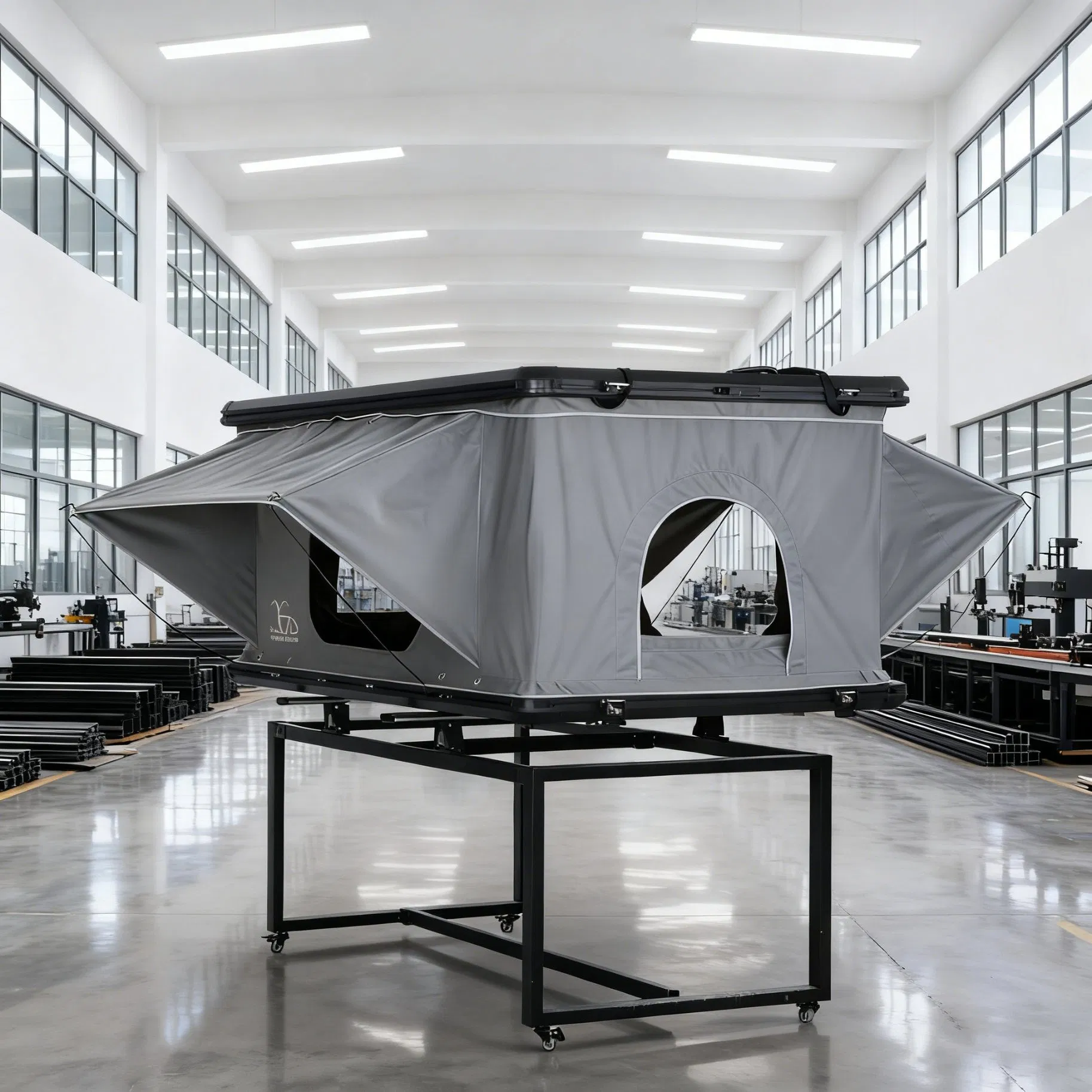 210*130*110cm Camping Automatic Pop up SUV Lightweight Hard Shell Alu Cab Roof Top Tent