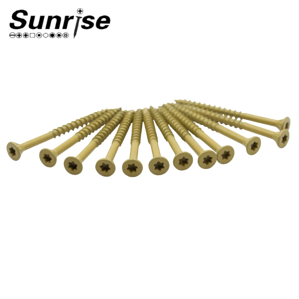 DIN7505A DIN7505B Countersunk Ruspert Coated Chipboard Screws Torx Wood Screw